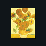 Sunflowers by Vincent Van Gogh Canvas Print<br><div class="desc">Sunflowers by Vincent Van Gogh</div>