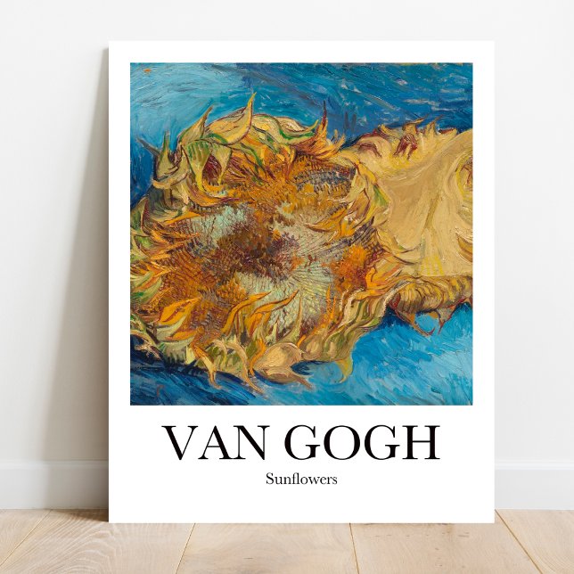 Sunflowers by Vincent Van Gogh Poster (Bring Sunshine Home: Van Gogh's Sunflowers. Vivid colors, museum-quality print})