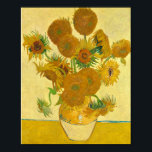 Sunflowers by Vincent Van Gogh Poster<br><div class="desc">Sunflowers by Vincent Van Gogh</div>