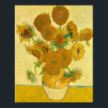 Sunflowers by Vincent Van Gogh Poster<br><div class="desc">Sunflowers by Vincent Van Gogh</div>