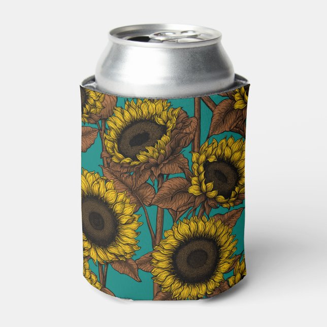 Sunflowers Can Cooler (Can Front)