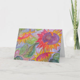 "Sunflowers" Card