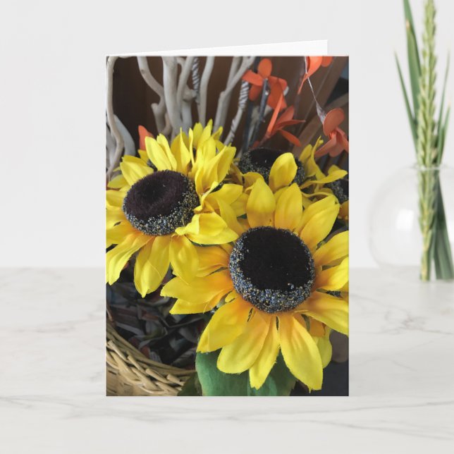SunFlowers Card (Front)