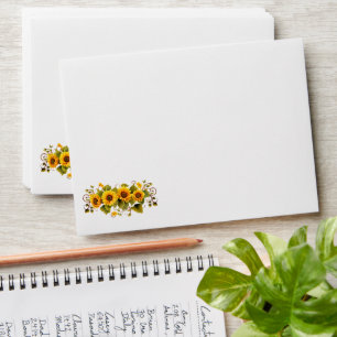 Sunflowers Card Envelope