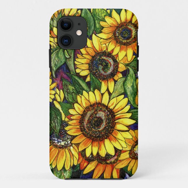Sunflowers Case-Mate iPhone Case (Back)