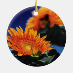 Sunflowers Ceramic Ornament