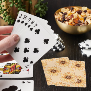 Sunflowers Classic Playing Cards