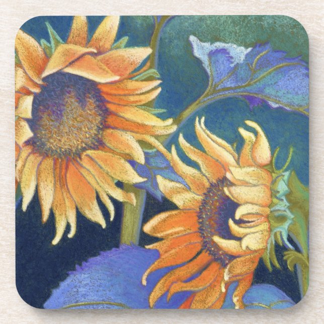 sunflowers coaster (Front)