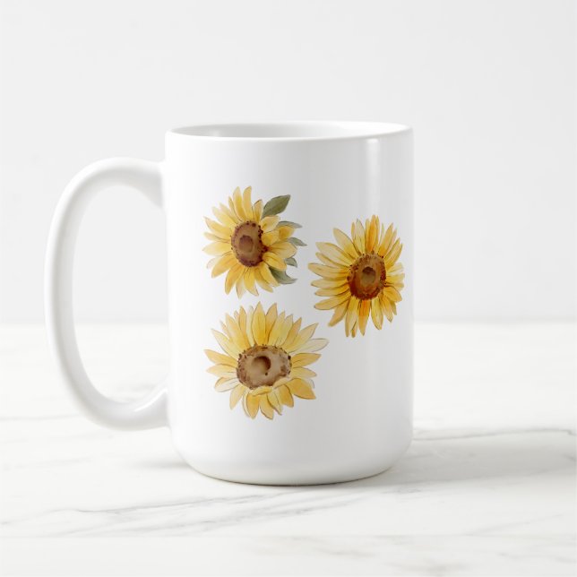 Sunflowers Coffee Mug (Left)
