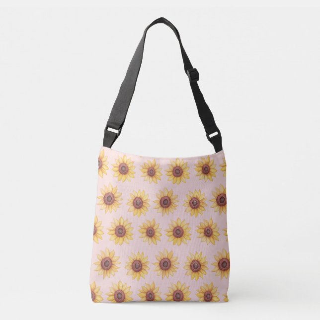 "Sunflowers" Crossbody Bag (Front)