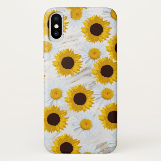 Sunflowers & daisies Case-Mate iPhone case (Back)