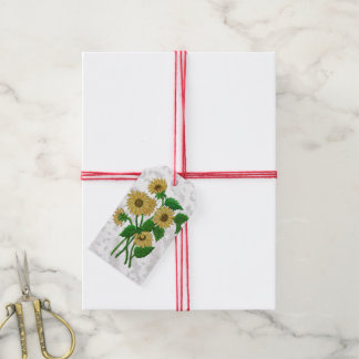 Sunflowers design  gift tags