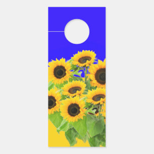 Sunflowers Door Hanger Ukraine Flag Colours