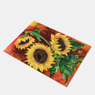 Sunflowers Doormat
