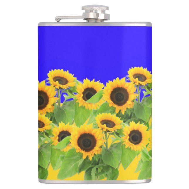 Sunflowers Flask (Front)