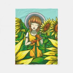 Sunflowers Fleece Blanket