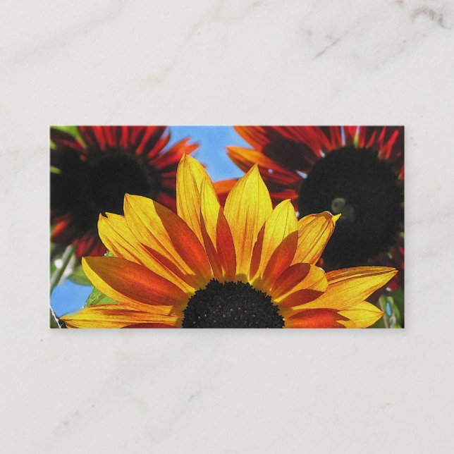 Sunflowers Floral Business Card (Front)