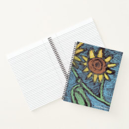 Sunflowers Forever - Kids Art for CHOC Notebook