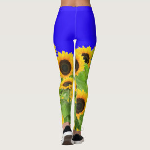 Sunflowers - Freedom Ukraine Peace Ukrainian Flag Leggings