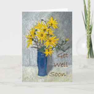 'Sunflowers' Get Well Card