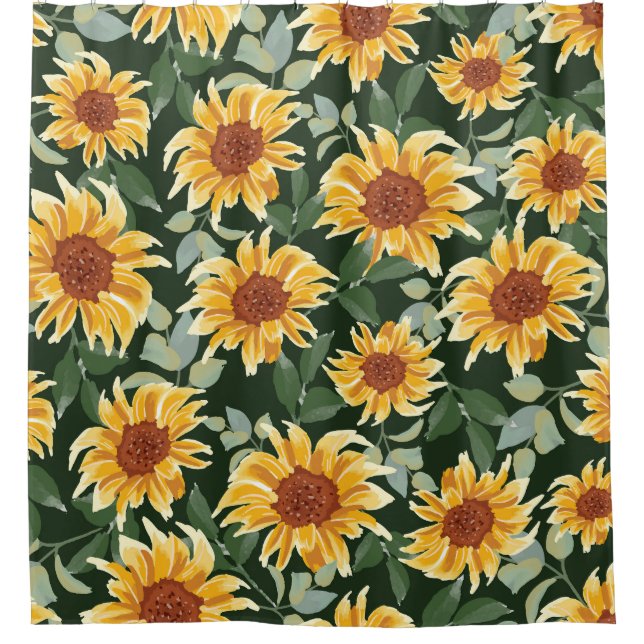 Sunflowers Green decor: Seasonal Pattern (Front)