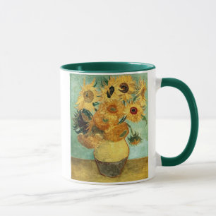 Sunflowers in a Vase (F455) Van Gogh Fine Art Mug