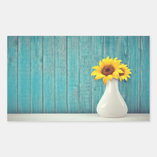 Sunflowers in a vase sticker
