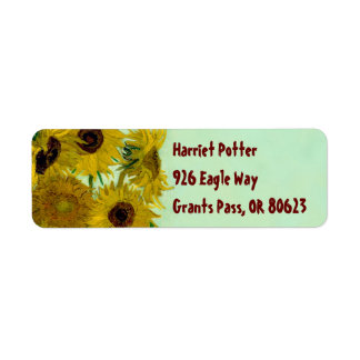 Sunflowers in a Vase Van Gogh Fine Art