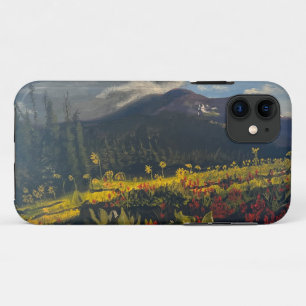 Sunflowers in the Mountains, by Gary Poling iPhone 11 Case