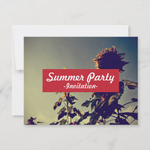 Sunflowers Invitation