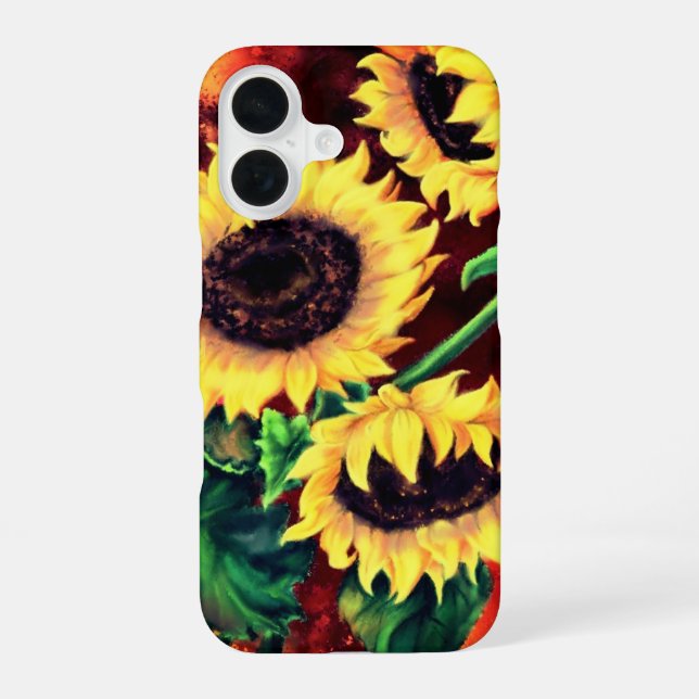 Sunflowers iPhone Case (Back)