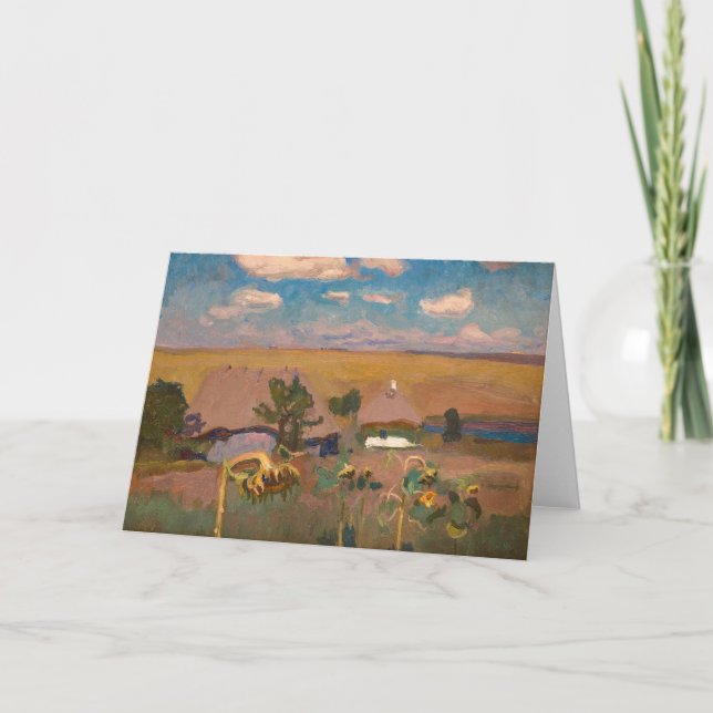 Sunflowers | Jan Stanisławski Card (Front)