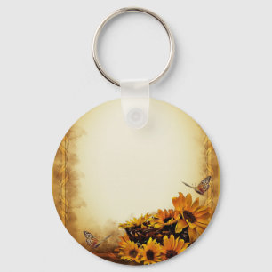 Sunflowers Keychain