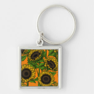 Sunflowers Keychain
