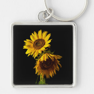 Sunflowers keychain