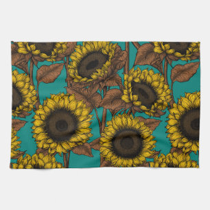 Sunflowers Kitchen Towel