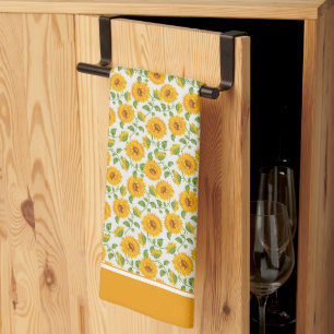Sunflowers Kitchen Towel