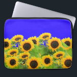 Sunflowers Laptop Sleeve Ukraine Flag Colors<br><div class="desc">Sunflowers Laptop Sleeves - Freedom Ukraine Peace Ukrainian Flag - Support Independence Together - Victory ! Let's make the world a better place - everybody together ! A better world begins - depends - needs YOU too ! You can transfer to 1000 Zazzle products. Resize and move or remove and...</div>