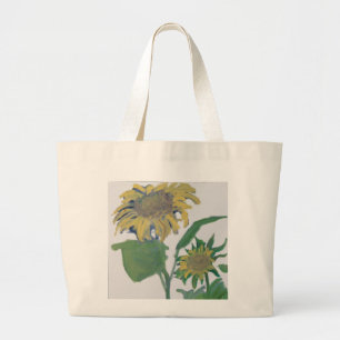 Sunflowers Large Tote Bag