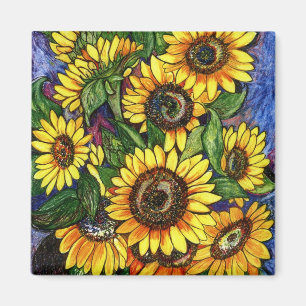 Sunflowers Magnet