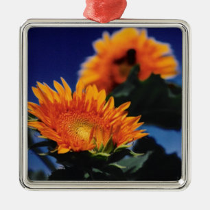 Sunflowers Metal Ornament