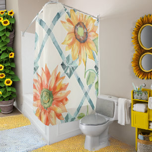 Sunflowers Modern Distressed floral