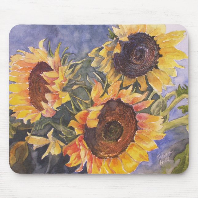 Sunflowers Mouse Pad (Front)