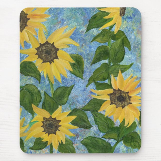 sunflowers mouse pad (Front)