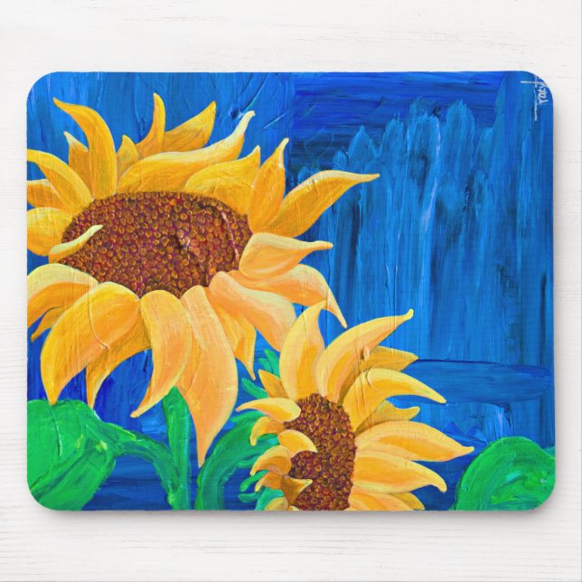 sunflowers mouse pad (Front)