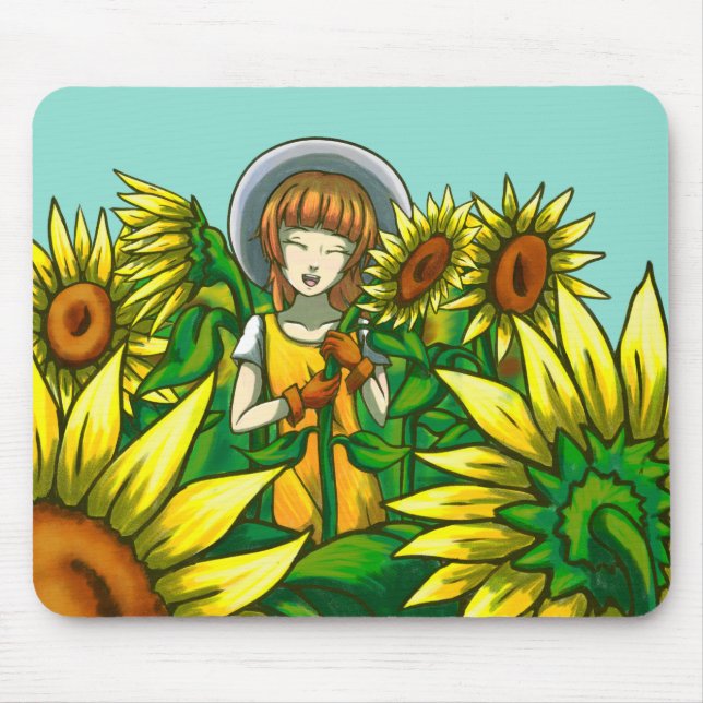 Sunflowers Mouse Pad (Front)