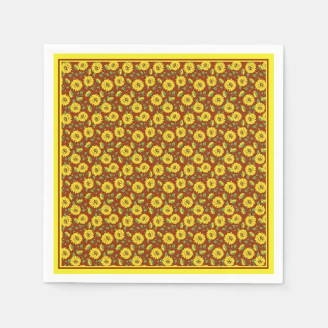 Sunflowers Napkins (Front)