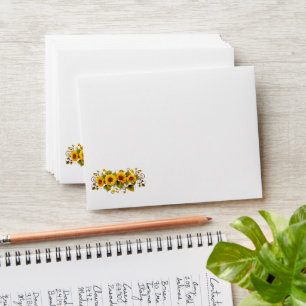 Sunflowers Note Card Envelope