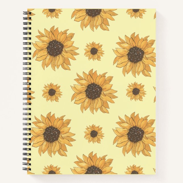 Sunflowers  notebook (Front)
