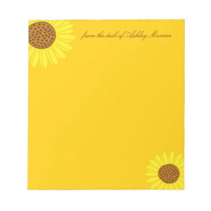 Sunflowers Notepad